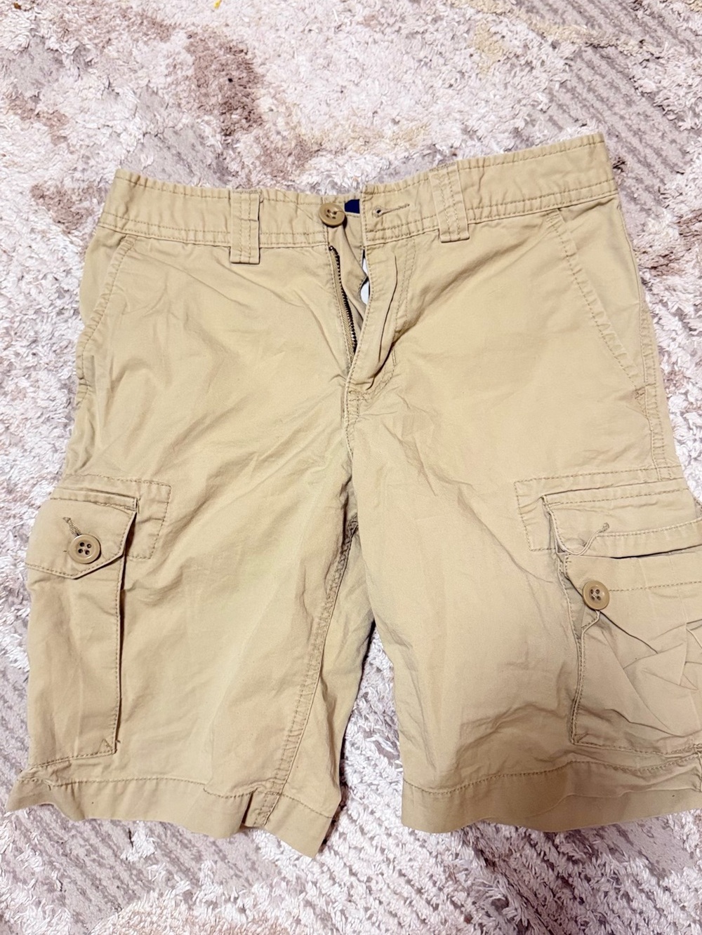 Kids Classic Polo Cargo Shorts in Khaki